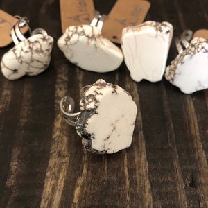 Western Stone Cuff Ring